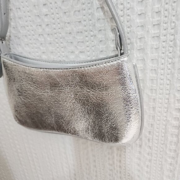 Anthropologie Mali + Lili Imani Metallic Shoulder Bag Purse - Picture 7 of 14